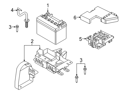 2021 Ford Explorer Battery, Cooling System Diagram 3 - Thumbnail