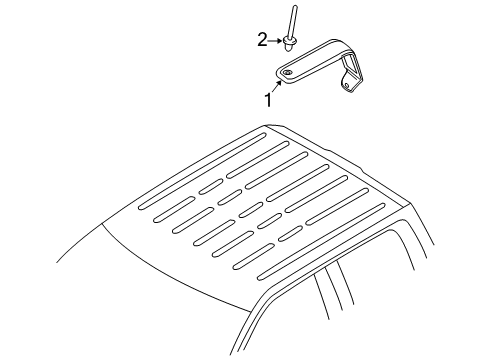 2009 Ford F-150 Exterior Trim - Cab Diagram 3 - Thumbnail