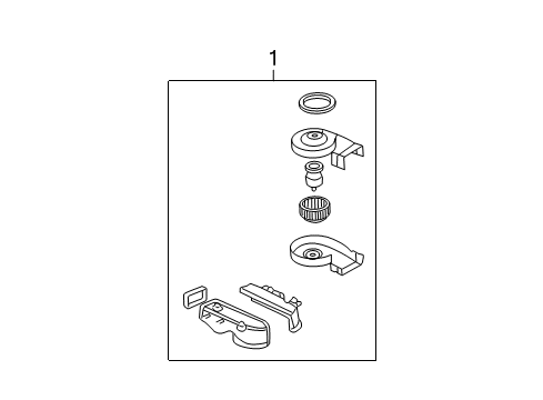 2004 Ford Explorer Sport Trac Heater Components Diagram