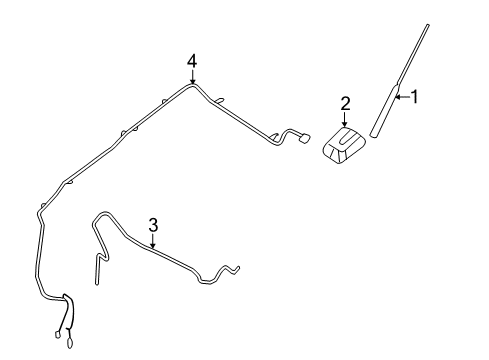 2007 Ford Edge Antenna & Radio Diagram