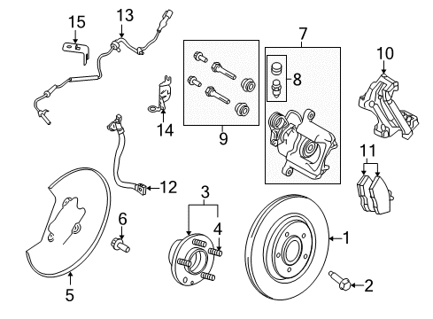 2010 Lincoln MKS Anti-Lock Brakes Diagram 4 - Thumbnail