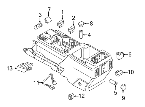 2019 Ford F-150 Parking Aid Diagram 4 - Thumbnail