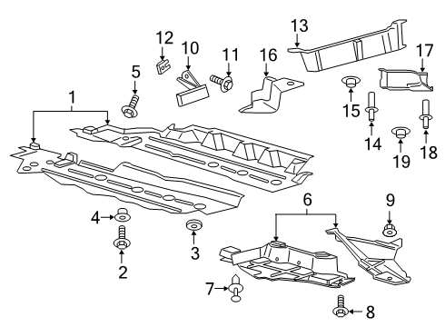 2022 Ford Edge Deflector - Air Diagram for FT4Z-5811779-A