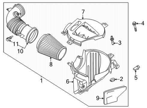 2022 Ford Mustang Filters Diagram 3 - Thumbnail