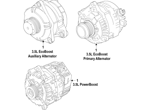 2021 Ford F-150 Alternator Diagram 1 - Thumbnail