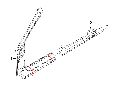 2023 Ford Mustang Aperture Panel Diagram