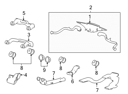 2005 Ford F-150 Ducts Diagram