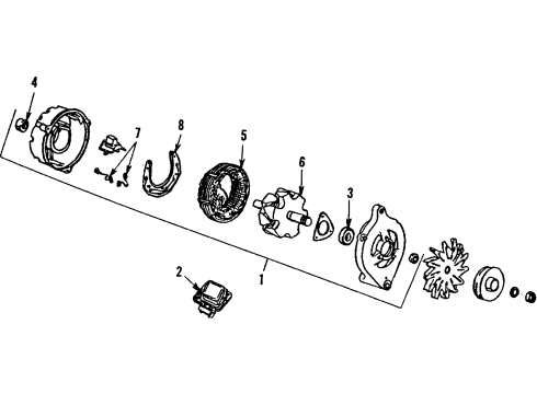 1991 Lincoln Mark VII Alternator Diagram