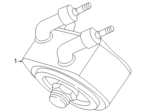 2005 Mercury Mariner Oil Cooler Diagram 2 - Thumbnail