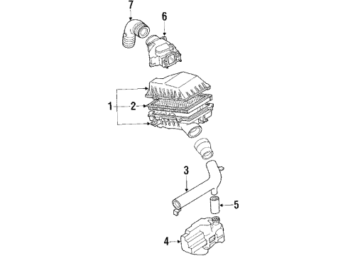 1992 Ford Probe Powertrain Control Diagram