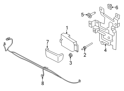 2019 Ford F-250 Super Duty Cruise Control System Diagram 1 - Thumbnail