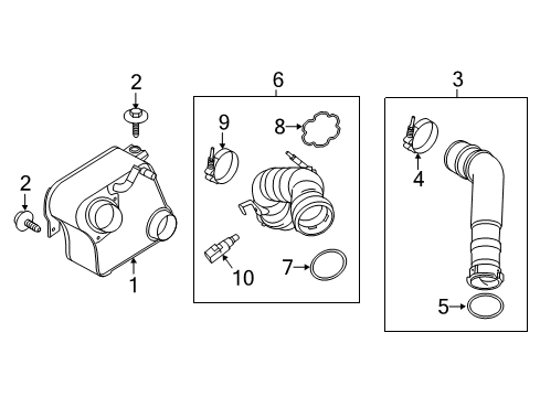 2014 Ford F-250 Super Duty Seal Diagram for BC3Z-8590-D