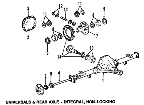 1985 Ford F-250 Wheels Diagram 4 - Thumbnail