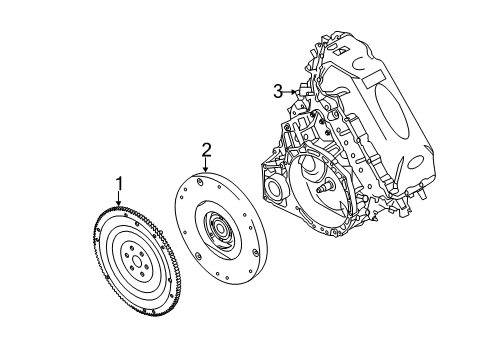 2011 Lincoln MKZ Transaxle Parts Diagram 1 - Thumbnail