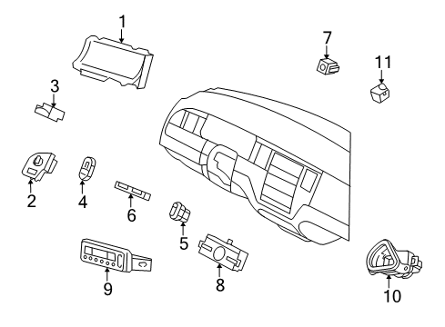 2009 Lincoln Town Car Automatic Temperature Controls Diagram