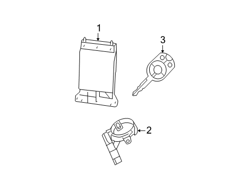 2010 Mercury Milan Anti-Theft Components Diagram