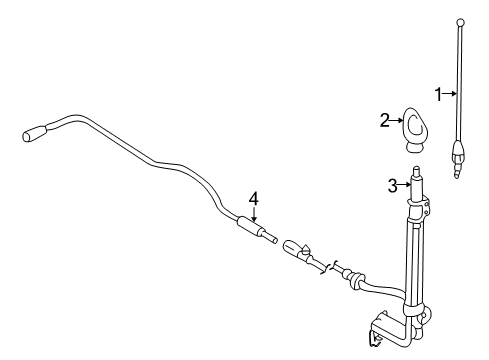 2005 Mercury Mariner Antenna & Radio Diagram