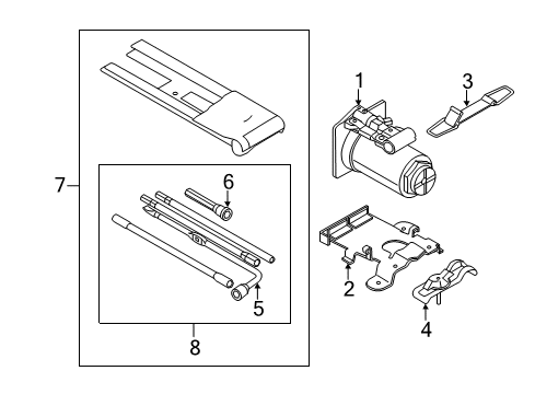 2015 Ford F-350 Super Duty Under Hood Components Diagram