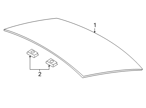 2005 Ford Mustang Back Glass Diagram