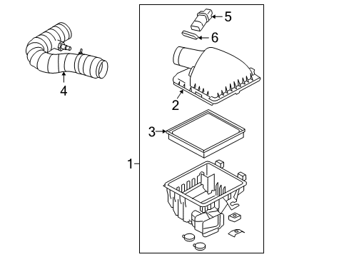 2008 Ford Mustang Filters Diagram 1 - Thumbnail