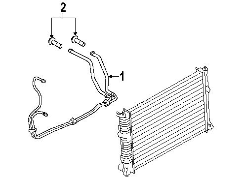 2009 Ford Fusion Trans Oil Cooler Diagram