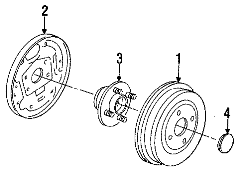 1998 Ford Contour Rear Brakes Diagram