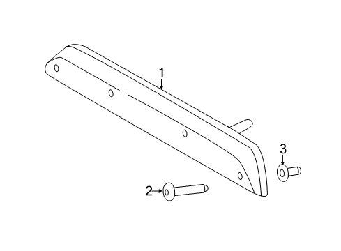 2019 Ford F-150 High Mount Lamps Diagram 1 - Thumbnail