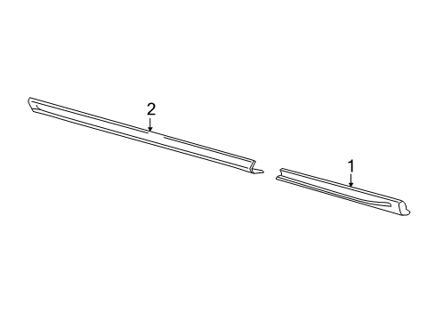 2022 Ford Transit-350 HD Exterior Trim - Pillars Diagram 2 - Thumbnail