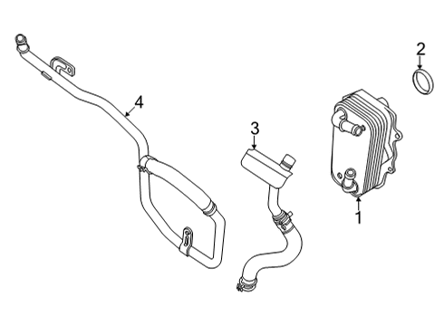 2022 Ford E-350 Super Duty Oil Cooler Diagram