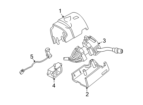 2008 Ford Ranger Anti-Theft Components Diagram