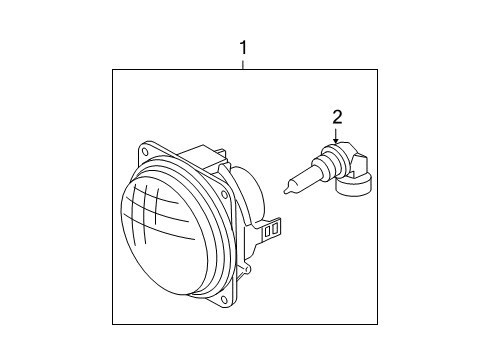 2005 Ford Escape Chassis Electrical - Fog Lamps Diagram