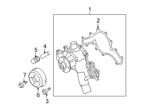 2005 Ford Mustang Water Pump Diagram