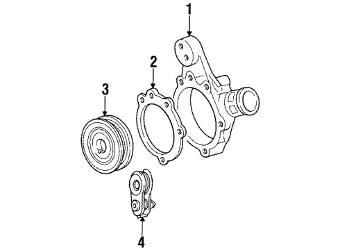 1998 Ford Contour Water Pump Diagram