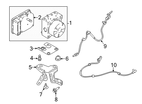 2020 Ford EcoSport Bolt - Hex. Head - Flanged Diagram for -W703244-S437