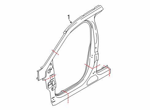 2017 Lincoln MKX Aperture Panel Diagram