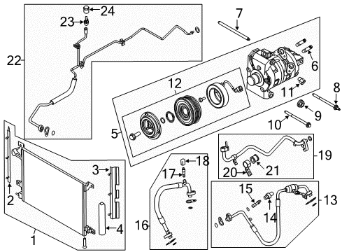 2012 Ford Mustang Switches & Sensors Diagram 1 - Thumbnail