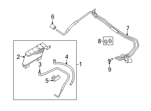 2006 Mercury Mountaineer Oil Cooler Diagram 2 - Thumbnail