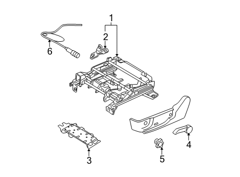 2009 Ford Fusion Tracks & Components Diagram