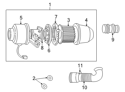 2002 Lincoln Blackwood Air Intake Diagram