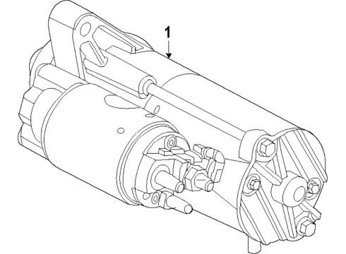 2022 Ford Transit-250 Starter Diagram 3 - Thumbnail