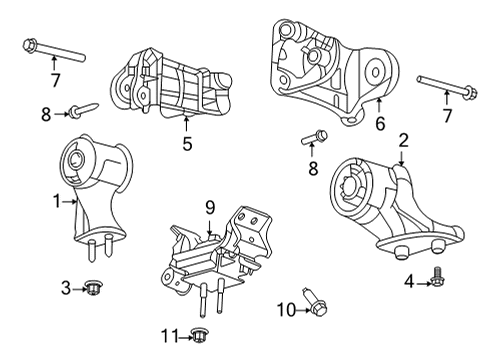 2021 Ford Bronco Automatic Transmission, Transmission Diagram 2 - Thumbnail