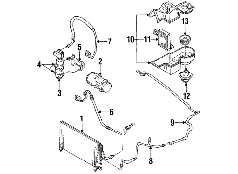 1993 Ford Escort Air Condition System Diagram