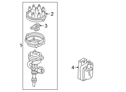 1995 Ford E-350 Econoline Distributor Diagram