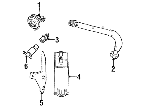 1994 Mercury Sable EGR System Diagram