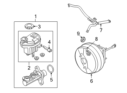 2008 Ford Taurus X Dash Panel Components Diagram