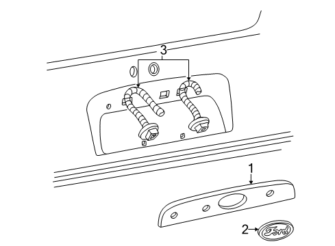 2003 Ford Explorer Sport License Lamps Diagram