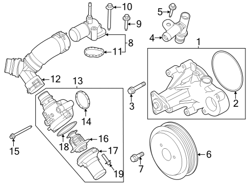 2024 Ford Mustang Water Pump Diagram 3 - Thumbnail