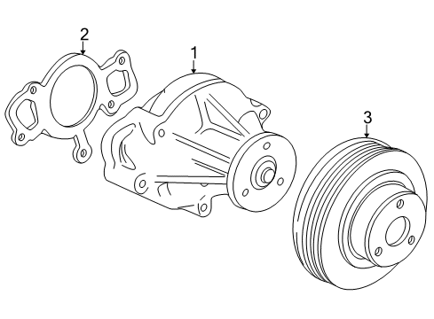 2005 Ford Thunderbird Water Pump Diagram