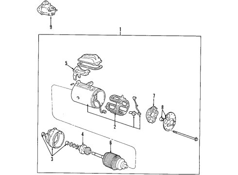 2002 Ford E-250 Econoline Starter, Electrical Diagram