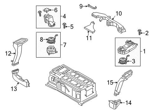 2015 Ford C-Max Vent Fan Diagram 1 - Thumbnail